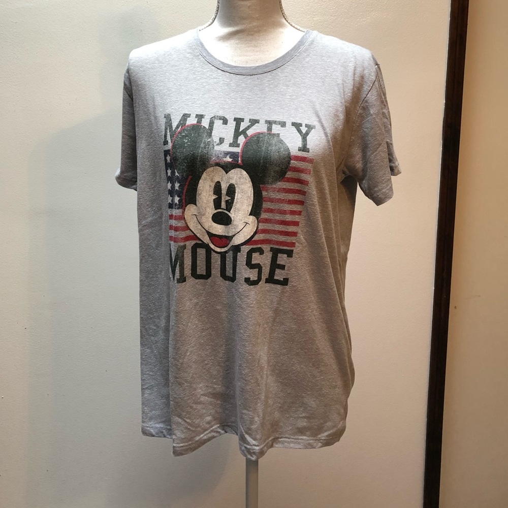Gray Mickey Mouse T-Shirt